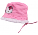 dievčenský klobúčik Hello Kitty ružovo biely