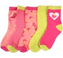 detské ponožky jahoda - 5 párov
